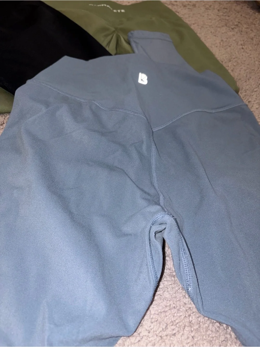 Legging Bundle Active Leggings - Black, Olive, Slate - Picture 3 of 15